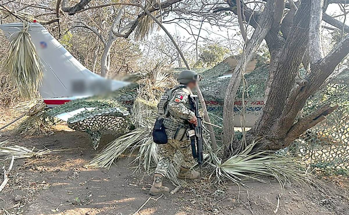 Frenan aeronave clandestina y decomisan 534 paquetes de cocaína en el Istmo de Oaxaca